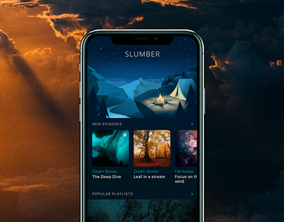 Mobile User Interface Design: Slumber App