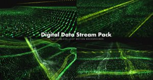 数字信息数据流高清背景视频素材 Digital Data Stream Pack