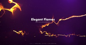 抽象火焰火花视频素材 Elegant Flames