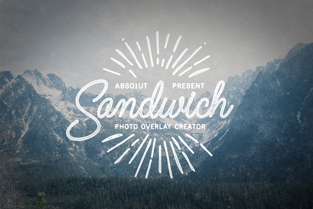 复古怀旧风格照片图层样式 Sandwich – Photo Overlays Creator