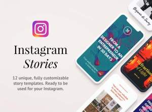 12款高质量的Instagram社交媒体模板下载Legend Instagram Story Template[psd]