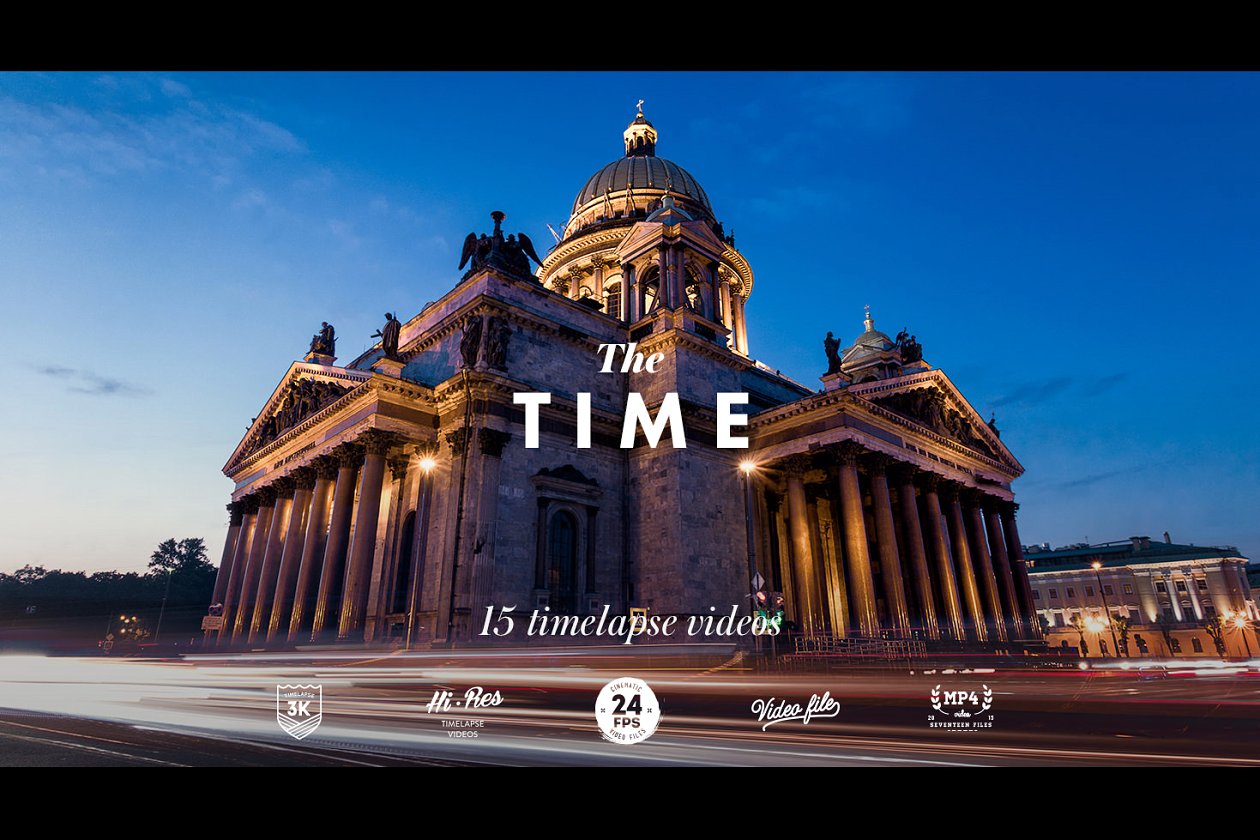 15个自然与城市景观延时摄影高清背景视频 The Time – timelapse videos