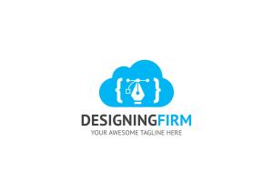 互联网设计开发企业时尚和现代的Logo模板 Designing Firm Logo