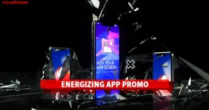 iPhone X, iPhone 8 & Android 动态样机AE模板 Energizing App Promo