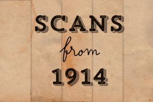 1914年复古纸张纹理 Scans from 1914 Paper Pack+Freebies
