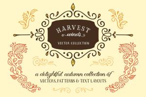 收获季节元素矢量素材集 Harvest Winds Vector Collection