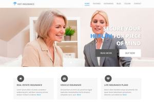 保险销售业务网站Joomla模板 Hot Insurance