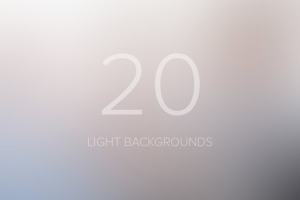 20个模糊渐变背景素材 Light Blurred Backgrounds