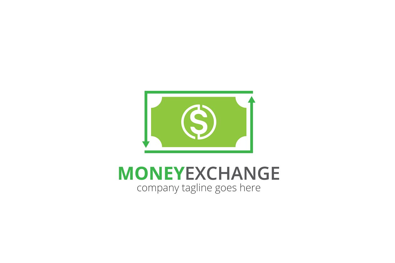 货币兑换金融主题 Logo 模板 Money Exchange Logo