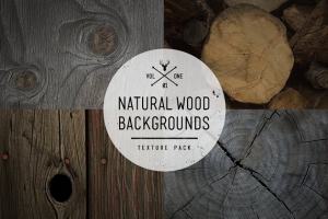 自然木材木纹图案纹理 Natural Wood Texture Pack