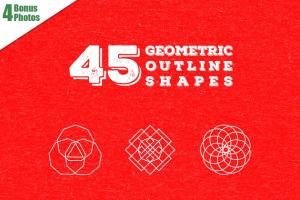 45独特的几何形状适量图 45 Geometric Shapes