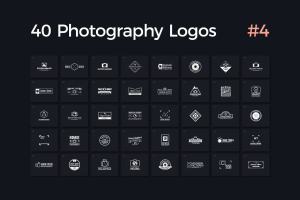 40个多用途影楼摄影Logo模板V.4 40 Photography Logos Vol. 4