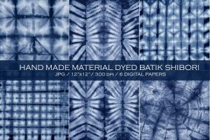 染色蜡染数码纸张纹理 Material dyed batik. Shibori