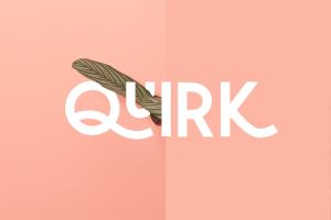 大胆堆叠无衬线英文字体 Quirk – Fun Display Font