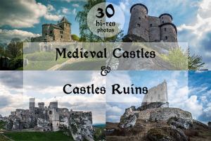 西方城堡和废墟高清照片素材 Castles & Ruins Photo Pack