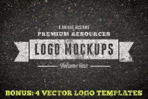 复古风格Logo样机模板v1 Vintage Logo Mockups Volume 1