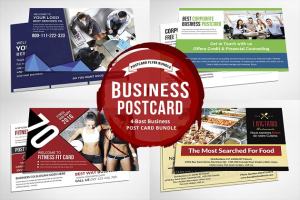 多用途明信片设计模板合集 Multipurpose Postcard Bundle