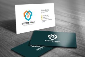 房地产企业Logo模板  Estate Plan