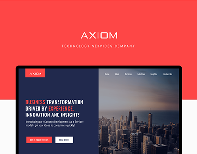 Axiom Corporate Website