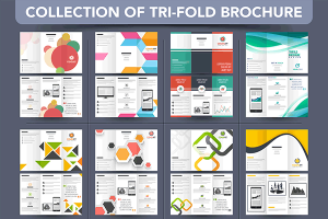 三栏式单张宣传册设计合集 Mega Collection Tri-Fold Leaflet Brochure design