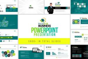 MultiEco业务演示PowerPoint模板