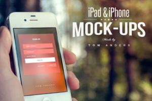 iPad & iPhone 经典版本样机模板 iPad & iPhone Mock-ups