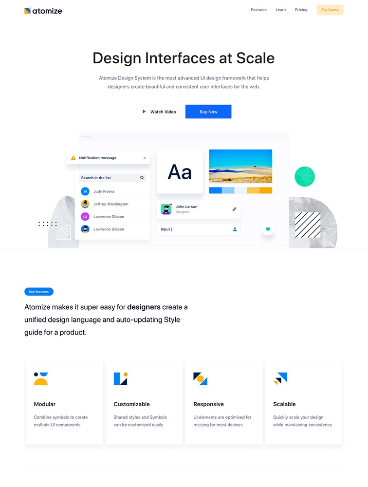 Atomize Design System