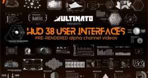 38款HUD动画界面设计视频素材合集 38 User Interfaces