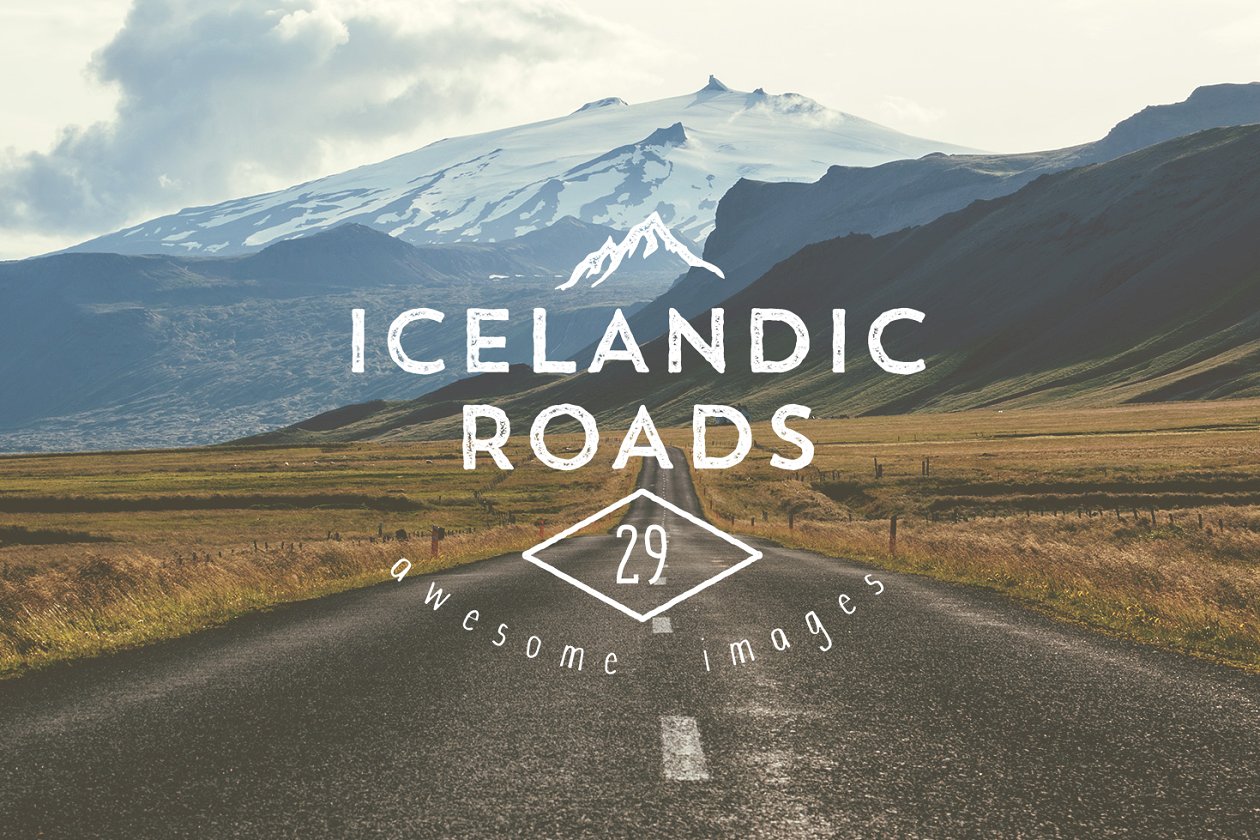 29张北欧冰岛公路高清照片素材 29 Icelandic Roads