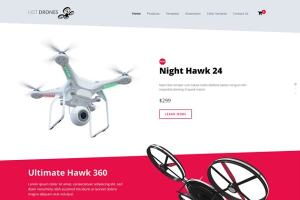 高科技产品官方网站Joomla主题模板 Hot Drones
