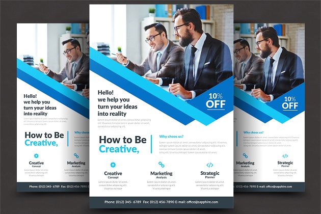 企业商务推广促销活动宣传海报设计 Corporate Flyer