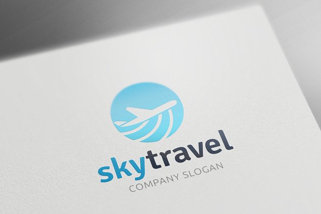 航空旅行主题Logo模板 Sky Travel