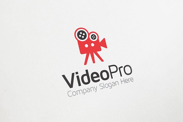 视频摄影主题 Logo 模板 Video Production Logo