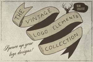 复古标志设计元素大合集 The Vintage Logo Elements Collection
