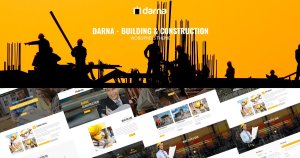建筑业基建企业网站WordPress企业主题模板 Darna – Building & Construction WordPress Theme