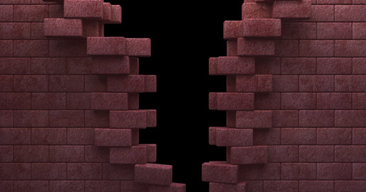 会动的黑色墙动态视频素材 Red Bricks Wall Reveal