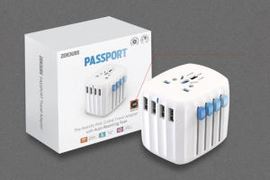 【白色包邮】Zendure Passport万能国际通用旅行转换插座4口USB手机充电插座