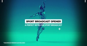 体育运动节目片头AE模板 Sport Broadcast Opener