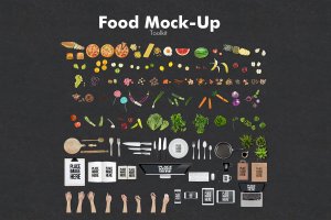 超级食品素材元素场景设计套装 Food Mockup Toolkit