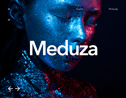 Meduza. Club Project. Website