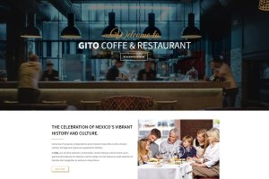 咖啡馆咖啡店&西餐厅品牌网站Drupal主题 GITO – Cafe & Restaurant Drupal 8 Theme