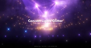 梦幻音乐舞台灯光背景视频v17 Concert Lights Glitter 17