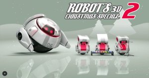 滑稽创意3D机器人圣诞问候视频AE模板 Robots 3D Christmas Special II