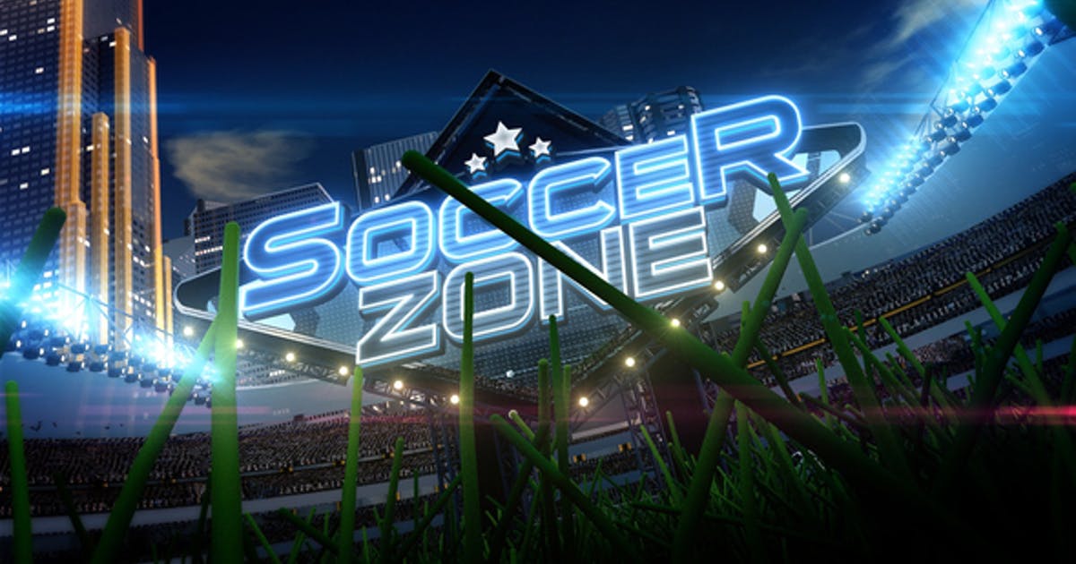 科技动感特效足球体育节目开场AE模板 Soccer Zone Broadcast Pack