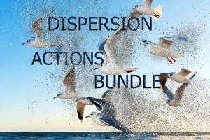 Dispersion Actions Bundle–酷炫的图片色散特效处理的PS动作下载[atn]
