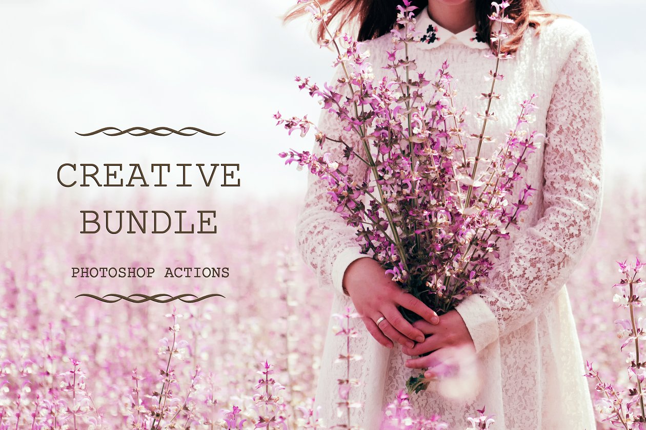 创意摄影作品照片处理特效组件 Creative Actions Bundle