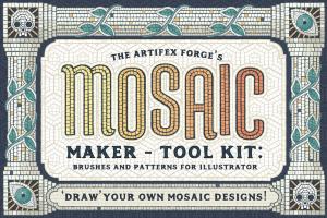 马赛克画笔笔刷与图案纹理 Mosaic Maker – Brushes & Patterns