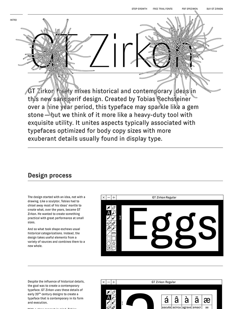 GT Zirkon Typeface