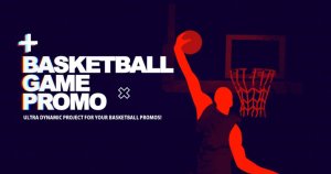 篮球比赛赛事宣传片AE模板 Basketball Game Promo