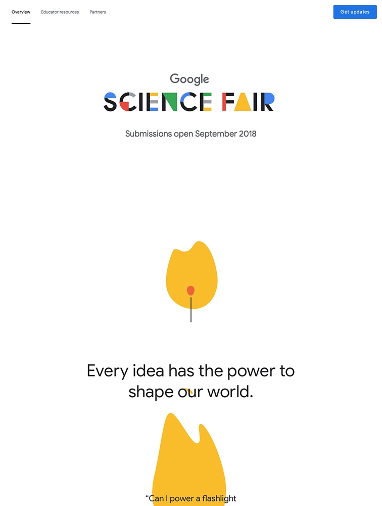 Google Science Fair 2018